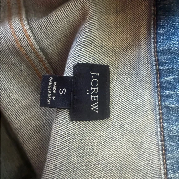 J. Crew Classic Women's Blue Denim Jacket Size S - Picture 7 of 8